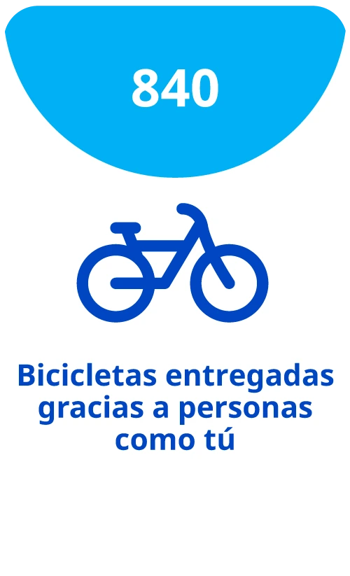 840 - Bicicletas gracias a personas como tú