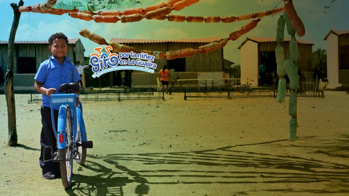 Giro por la niñez en La Guajira