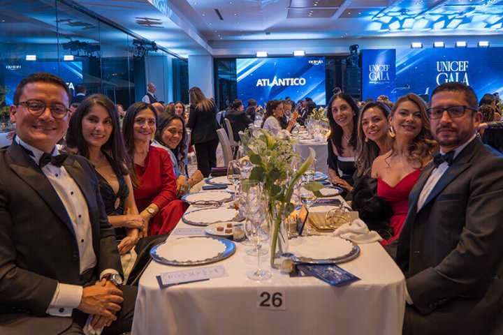 Cena de gala benéfica UNICEF Colombia