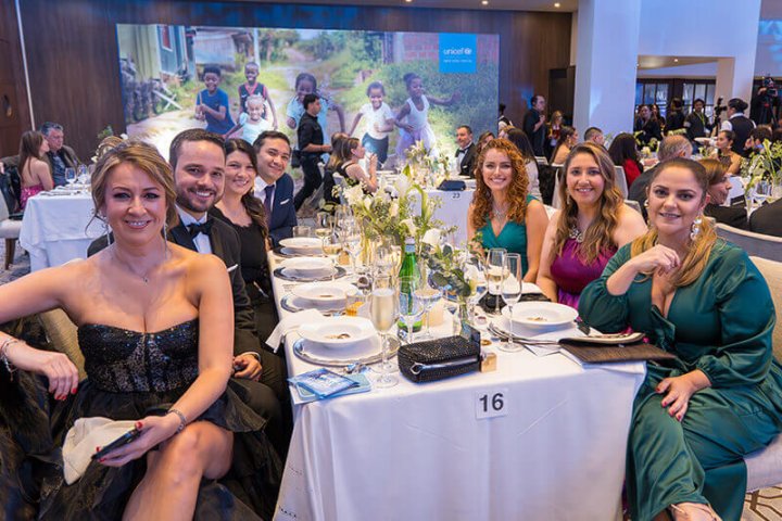 Cena de gala benéfica UNICEF Colombia