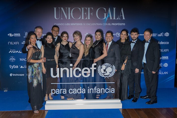 Cena de gala benéfica UNICEF Colombia