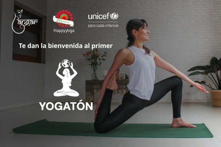 primer yogaton por la niñez 