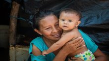 Zaily, una bebé en Vichada y su mamá