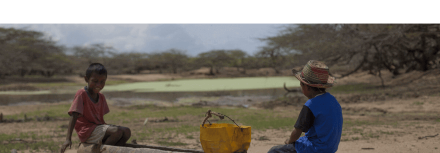 niños en La Guajira