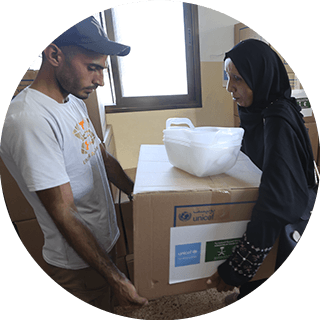 Entrega de suministros