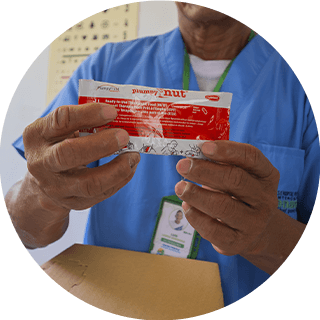 Dona alimento terapéutico