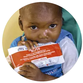 Donar a UNICEF Alimento Terapéutico